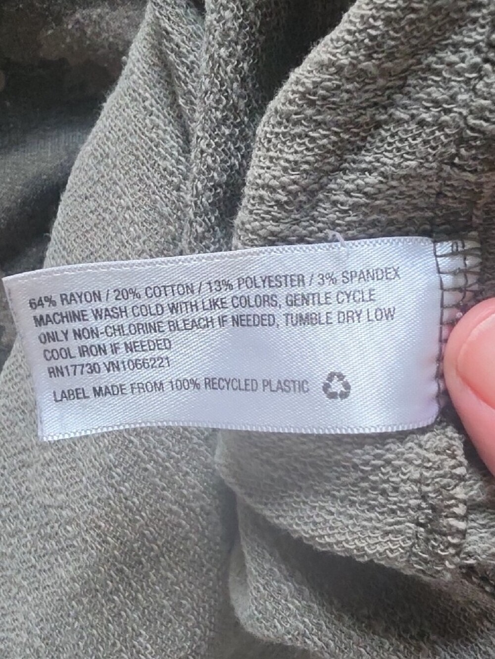 Mossimo Supply Co. Gray Knit Top with Pink Logo Tag - Picture 5 of 5